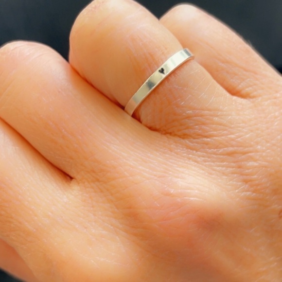 Sterling Silver Stacking Heart Ring - Picture 9 of 12